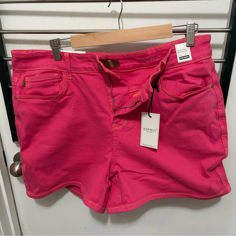 Judy Blue Women's Pink Shorts - Picture 3 of 5